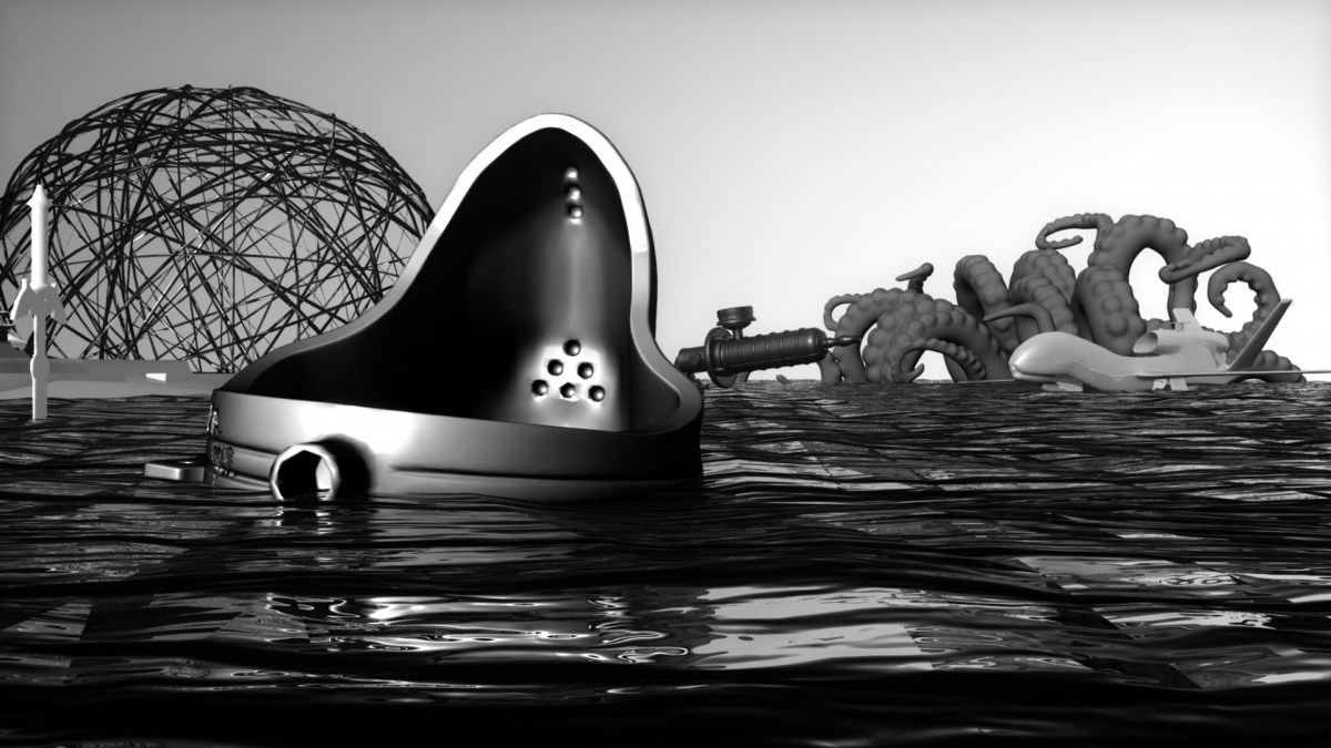 Morehshin Allahyari and Daniel Rourke, The 3D Additivist Manifesto with sound design by Andrea Young, 2015